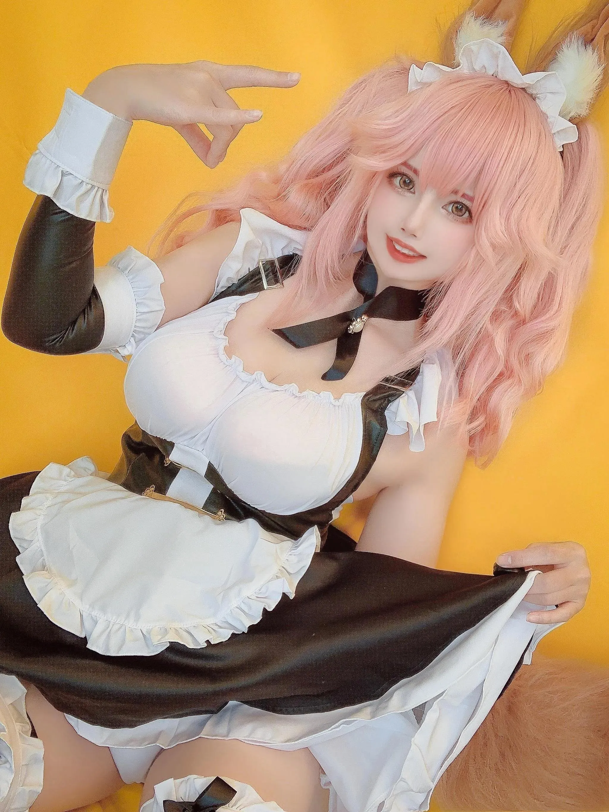 Uriうり – NO.006 Fantia2021-09月会员订阅合集-2021-09-03 メイドキャス狐12sheets [15P]插图8